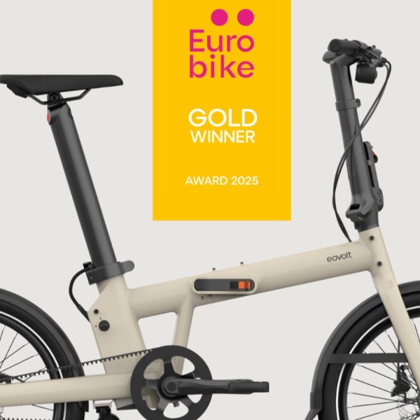 EOVOLT Afternoon PRO bekroond met Gold Award op Eurobike 2025