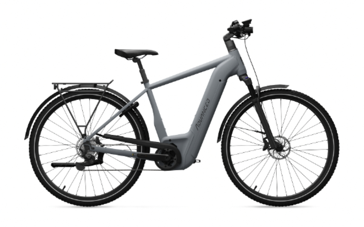 Advanced Ebike Das Original TREKKING Pro Diamant 55 CX 85 / 750 Wh / Intuvia Heren Elefant Grey Matt 55cm 2023