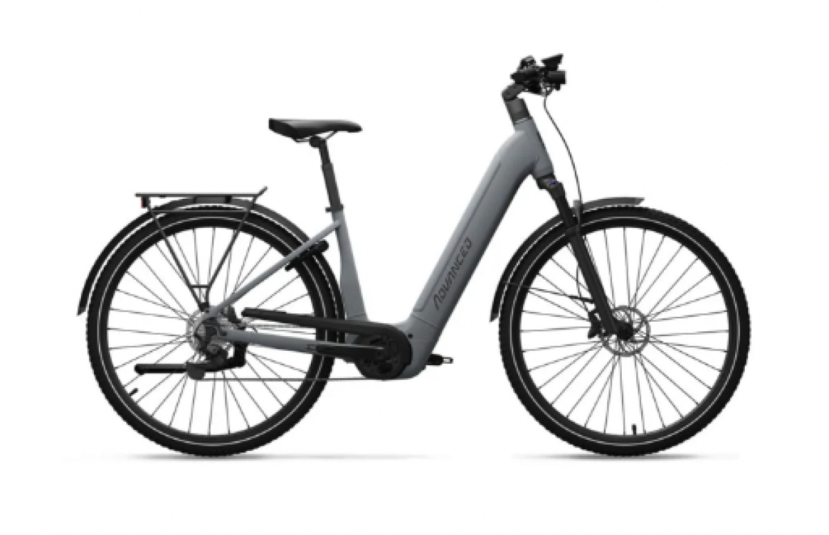 Advanced Ebike Das Original TREKKING Pro Wave 45 CX 85 / 750 Wh / Intuvia 10 Dames Elefant Grey Matt 45cm 2023