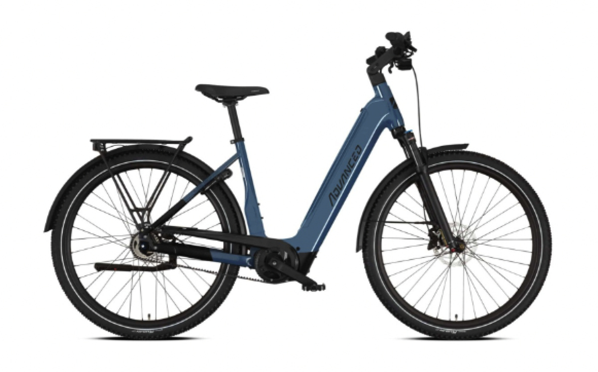 Advanced Ebike Das Original TOUR Pro Wave 45 Perf. 75 / 625 Wh / Kiox 300 / 5 Dames Fresh Blue Glossy 45cm 2023