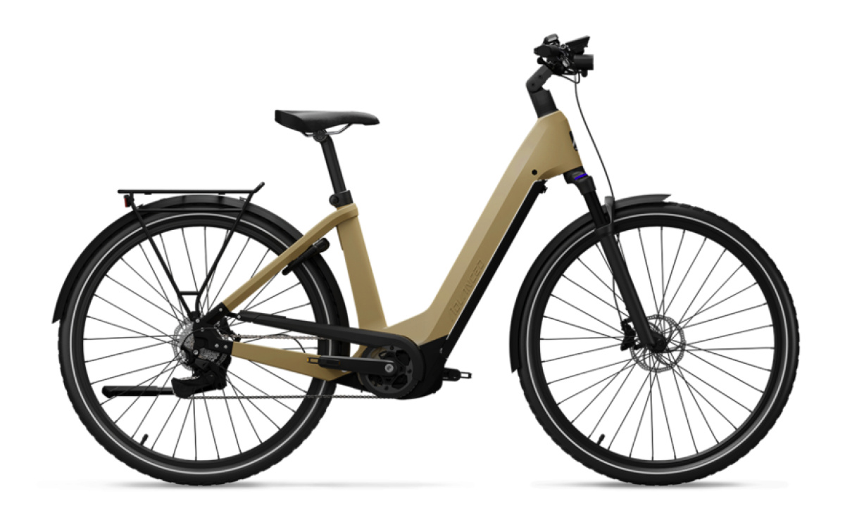 Advanced Ebike Das Original Reco Wave 48  CX 85 / 625 Wh / Kiox 300 / Deore 10, Tempera Gold Matt