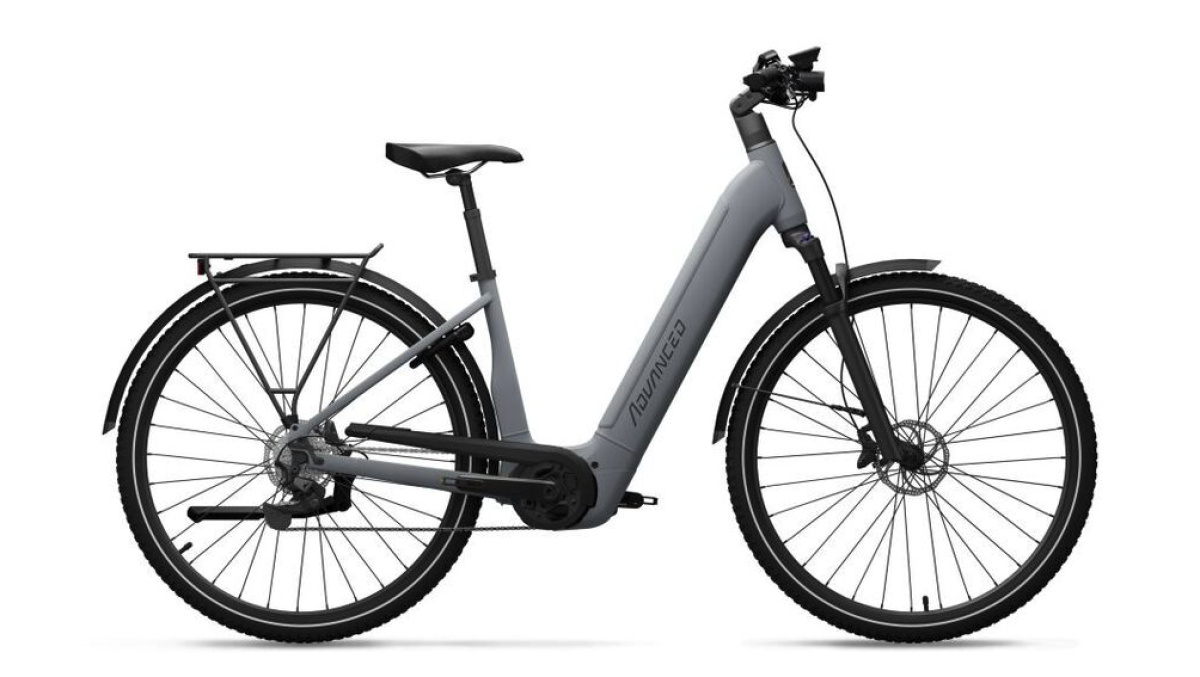 Advanced Ebike Das Original TREKKING Pro Wave 50 CX 85 / 750 Wh / Kiox 300 / Dames Elefant Grey Matt 50cm 2023
