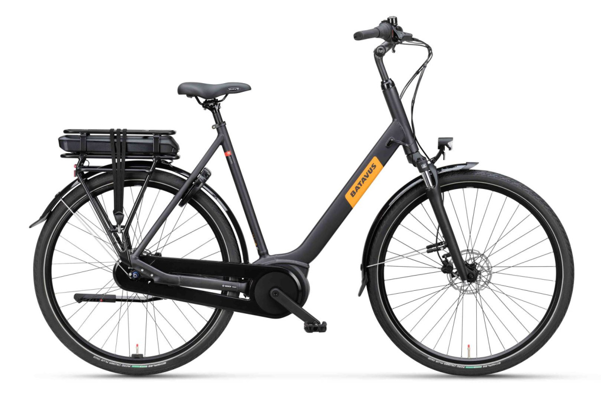 BATAVUS Altura E-Go CP Plus N7 LAGEINSTAP Zwart Mat 51cm 2025